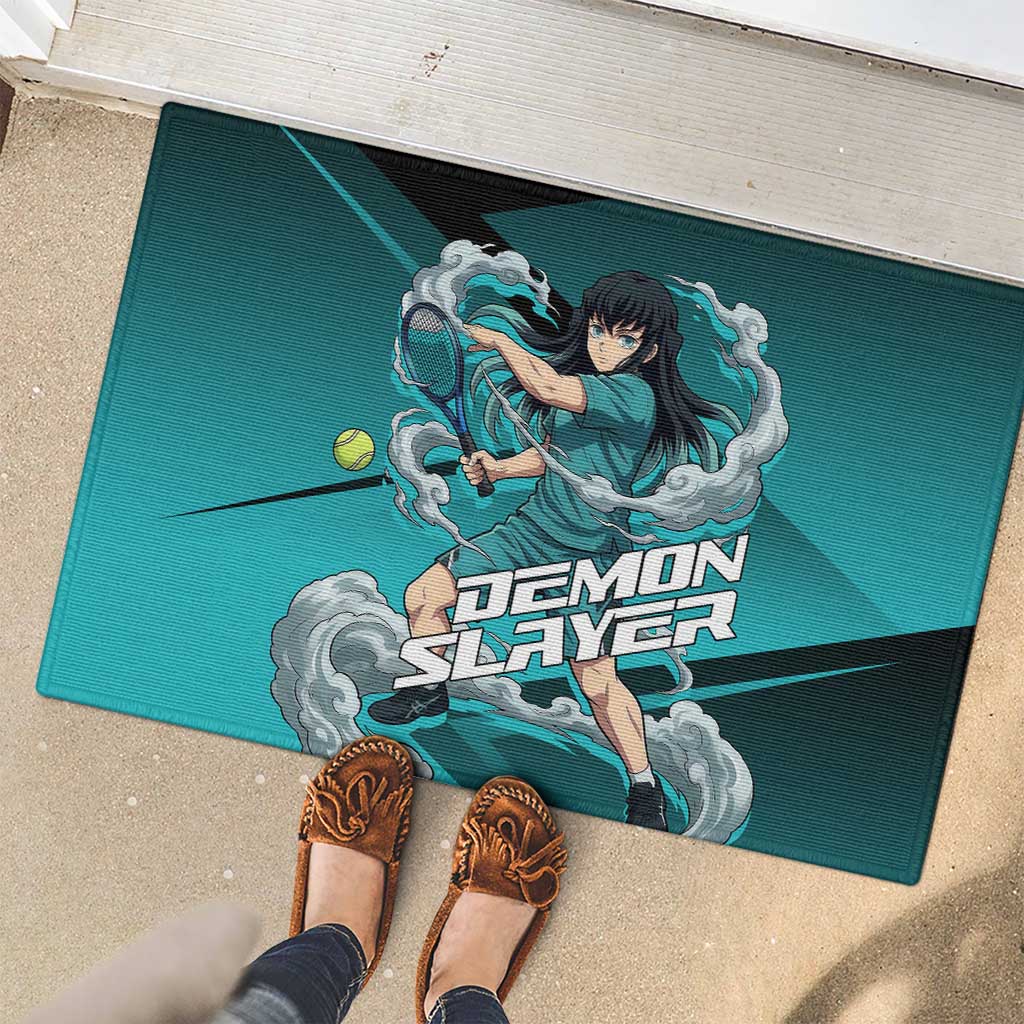 Muichiro Tokito Mist Hashira Rubber Doormat Sporty Anime Mashup Style