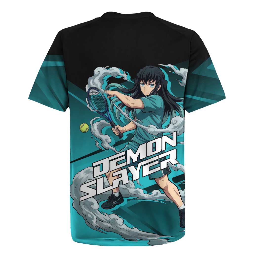 Muichiro Tokito Mist Hashira Rugby Jersey Sporty Anime Mashup Style