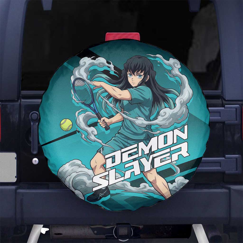 Muichiro Tokito Mist Hashira Spare Tire Cover Sporty Anime Mashup Style
