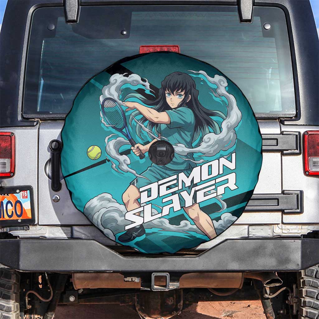 Muichiro Tokito Mist Hashira Spare Tire Cover Sporty Anime Mashup Style