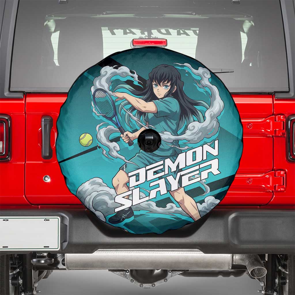 Muichiro Tokito Mist Hashira Spare Tire Cover Sporty Anime Mashup Style