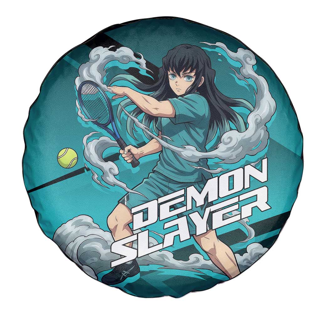 Muichiro Tokito Mist Hashira Spare Tire Cover Sporty Anime Mashup Style
