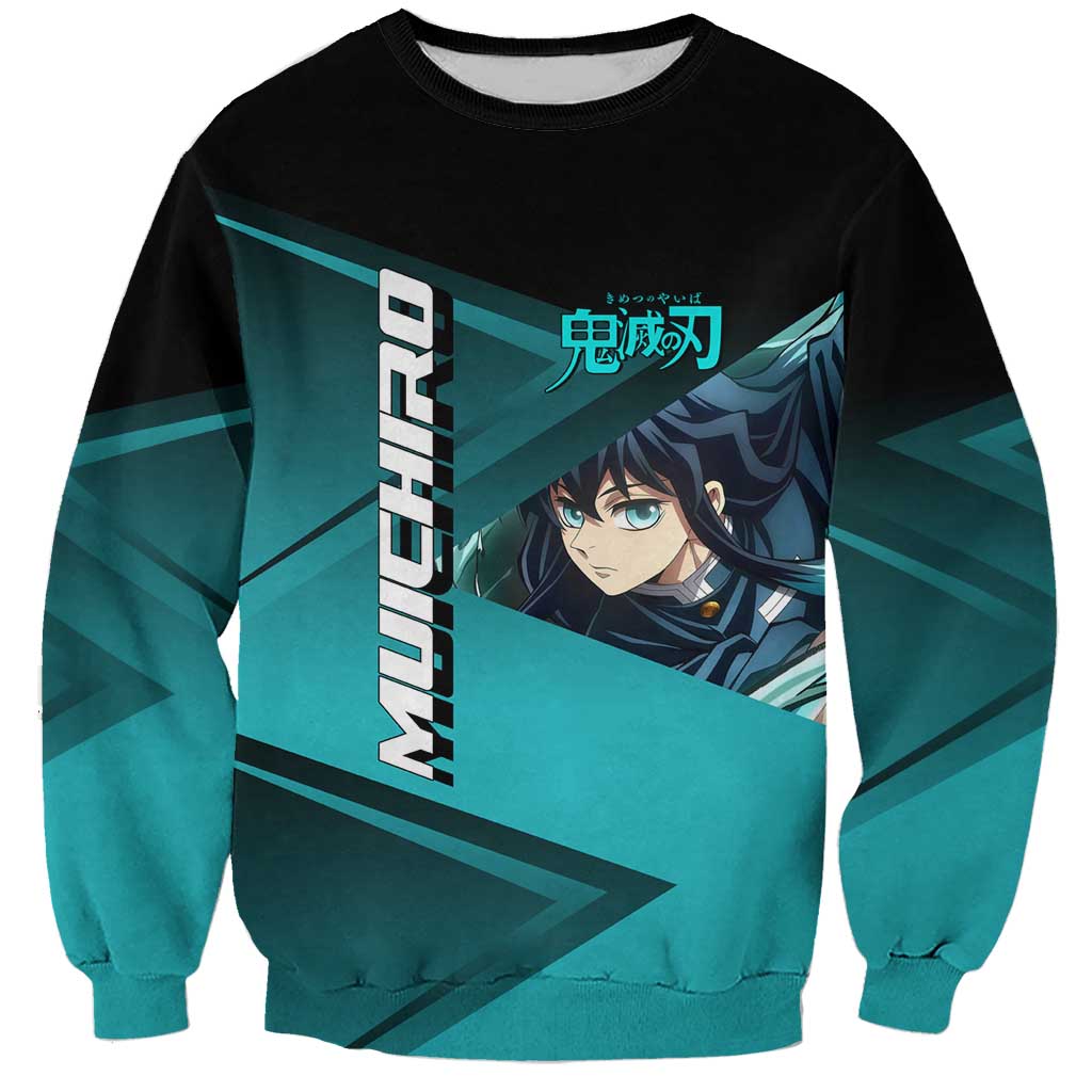 Muichiro Tokito Mist Hashira Sweatshirt Sporty Anime Mashup Style