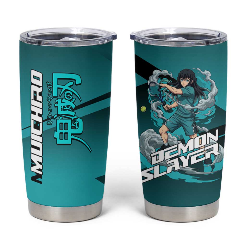 Muichiro Tokito Mist Hashira Tumbler Cup Sporty Anime Mashup Style