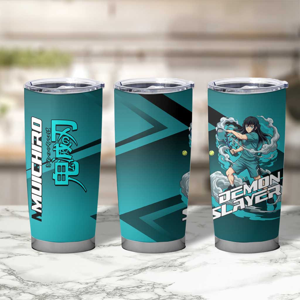Muichiro Tokito Mist Hashira Tumbler Cup Sporty Anime Mashup Style