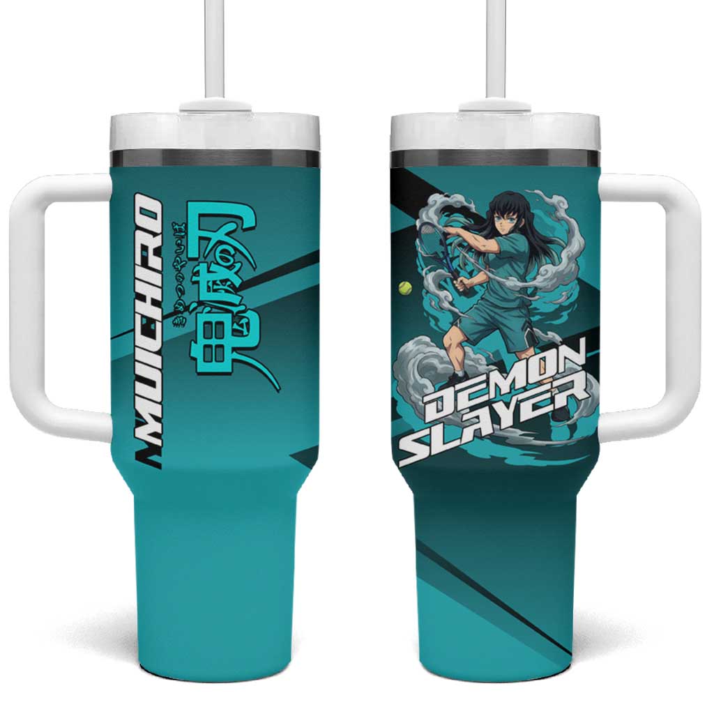 Muichiro Tokito Mist Hashira Tumbler With Handle Sporty Anime Mashup Style