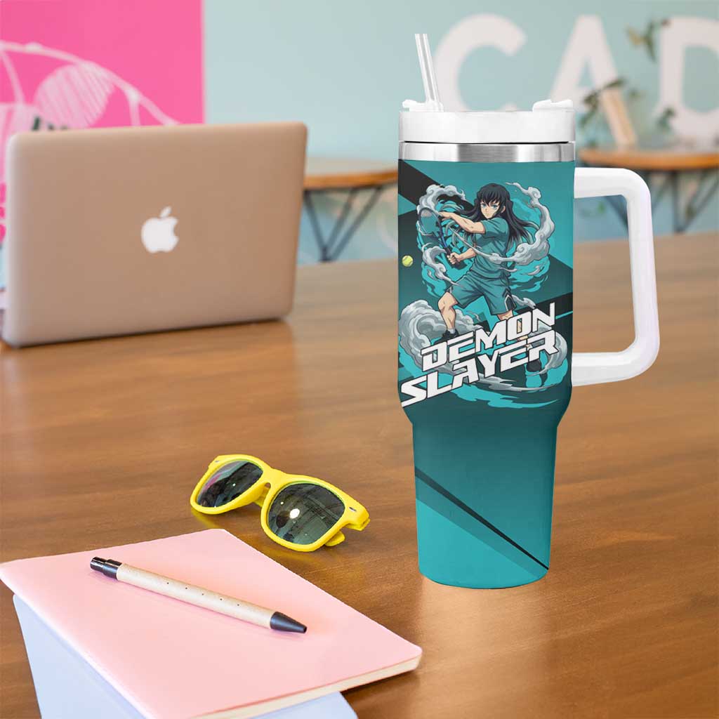 Muichiro Tokito Mist Hashira Tumbler With Handle Sporty Anime Mashup Style