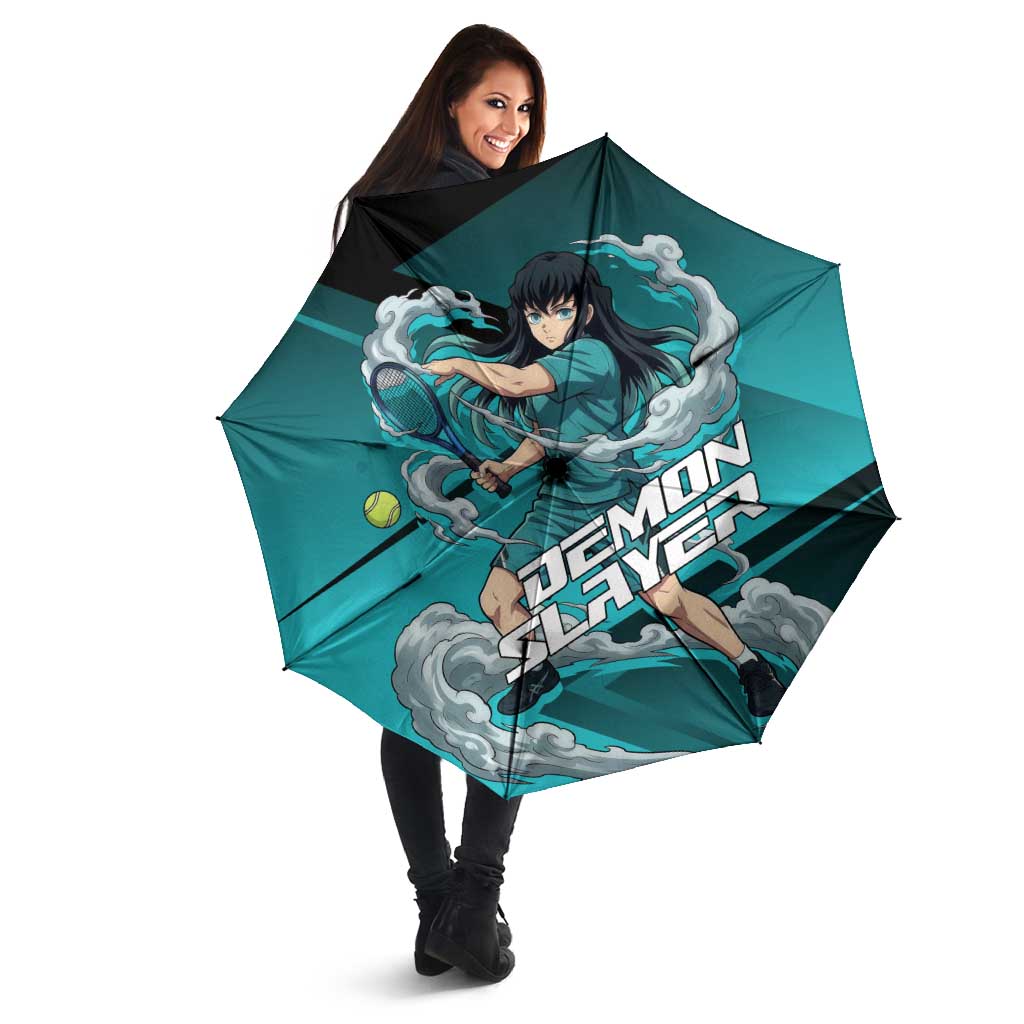 Muichiro Tokito Mist Hashira Umbrella Sporty Anime Mashup Style
