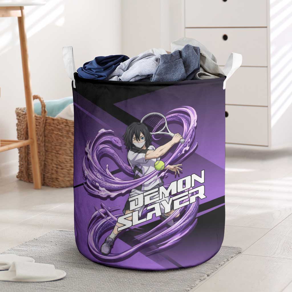 Obanai Iguro Serpent Strike Laundry Basket Sporty Anime Mashup Style