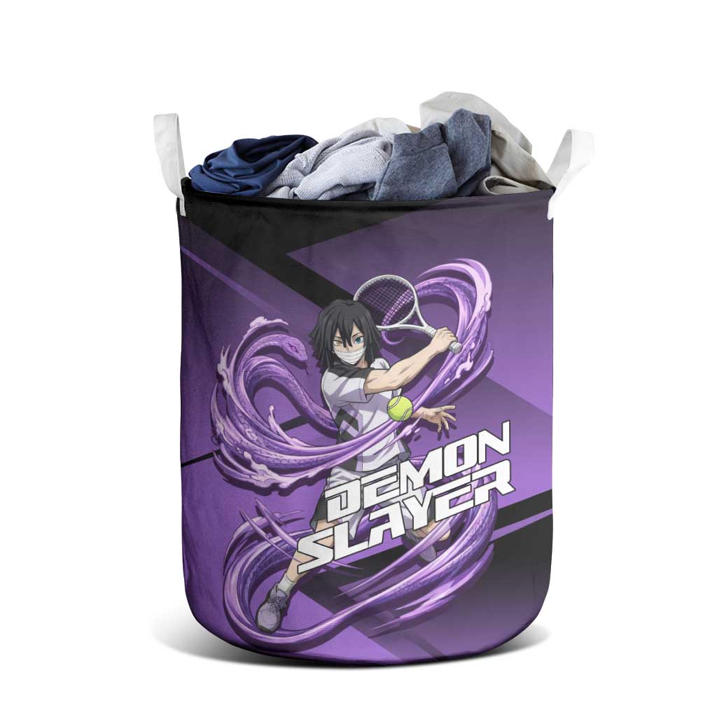 Obanai Iguro Serpent Strike Laundry Basket Sporty Anime Mashup Style