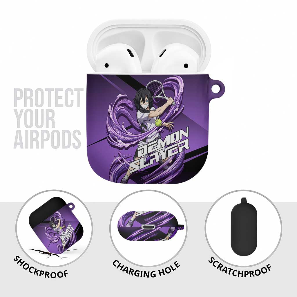 Obanai Iguro Serpent Strike AirPods Case Sporty Anime Mashup Style