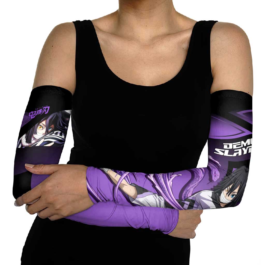 Obanai Iguro Serpent Strike Arm Sleeves Sporty Anime Mashup Style