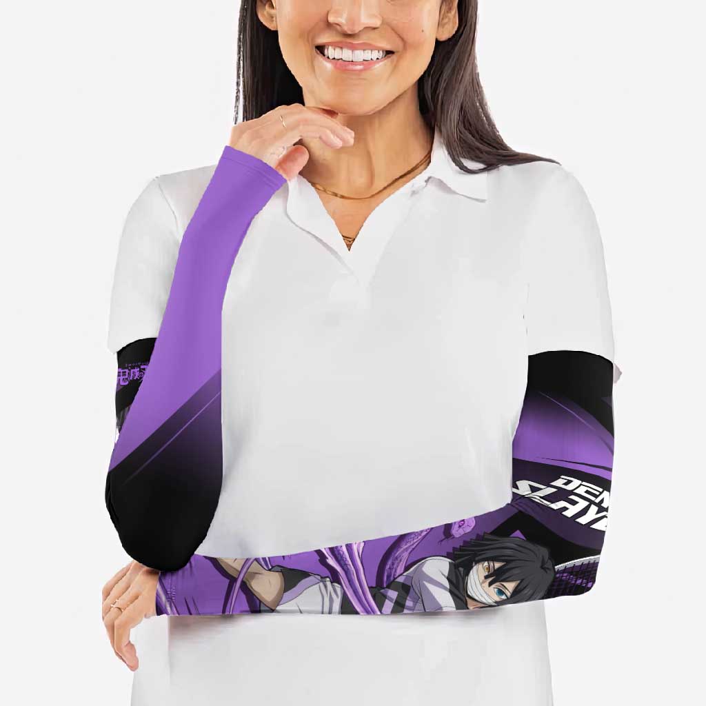 Obanai Iguro Serpent Strike Arm Sleeves Sporty Anime Mashup Style