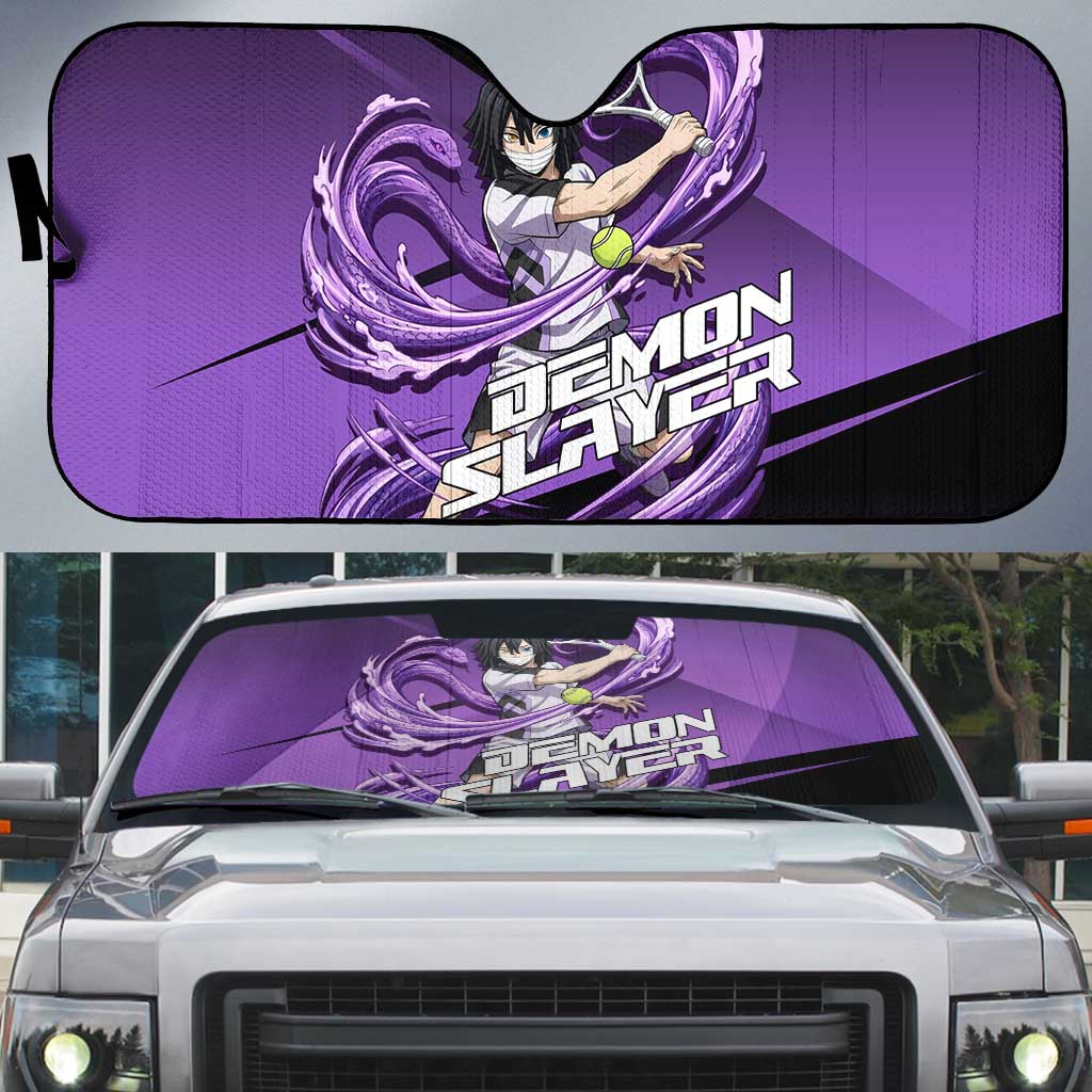Obanai Iguro Serpent Strike Auto Sun Shade Sporty Anime Mashup Style