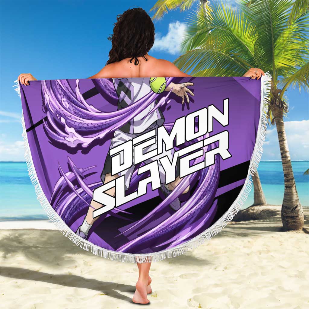 Obanai Iguro Serpent Strike Beach Blanket Sporty Anime Mashup Style