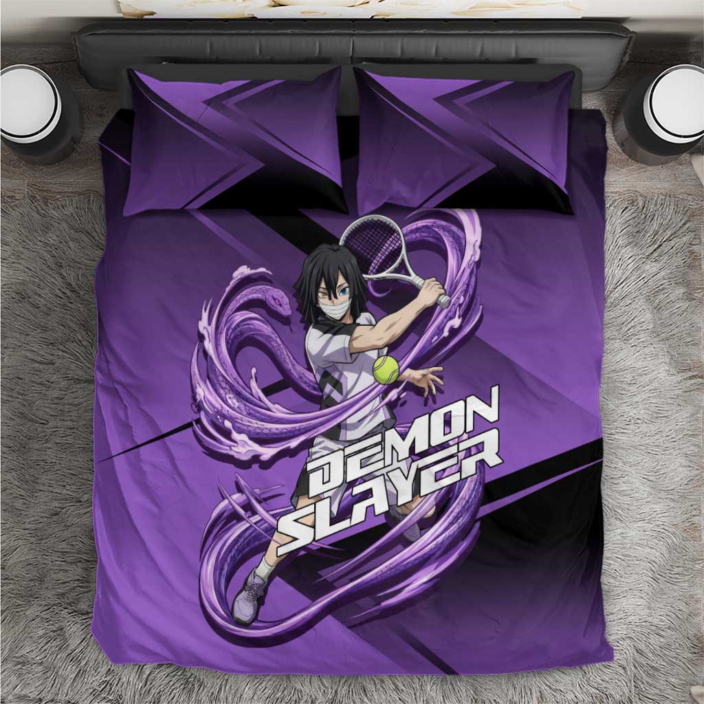 Obanai Iguro Serpent Strike Bedding Set Sporty Anime Mashup Style