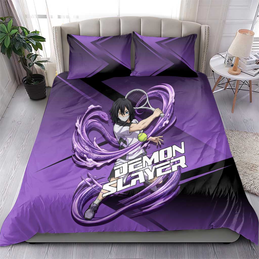 Obanai Iguro Serpent Strike Bedding Set Sporty Anime Mashup Style