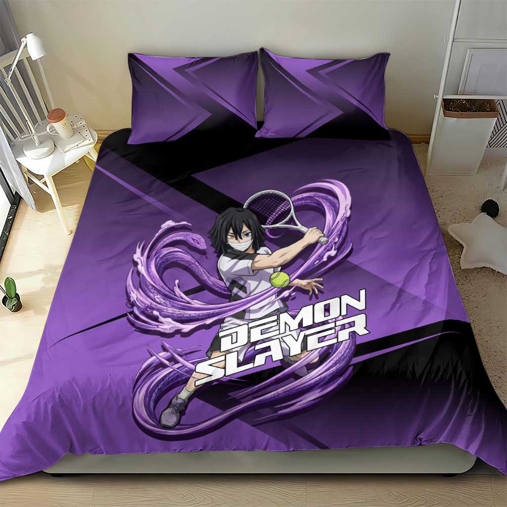 Obanai Iguro Serpent Strike Bedding Set Sporty Anime Mashup Style