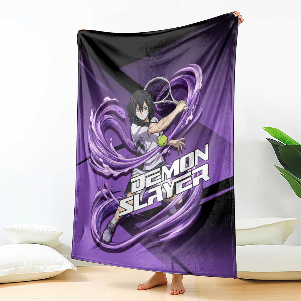 Obanai Iguro Serpent Strike Blanket Sporty Anime Mashup Style