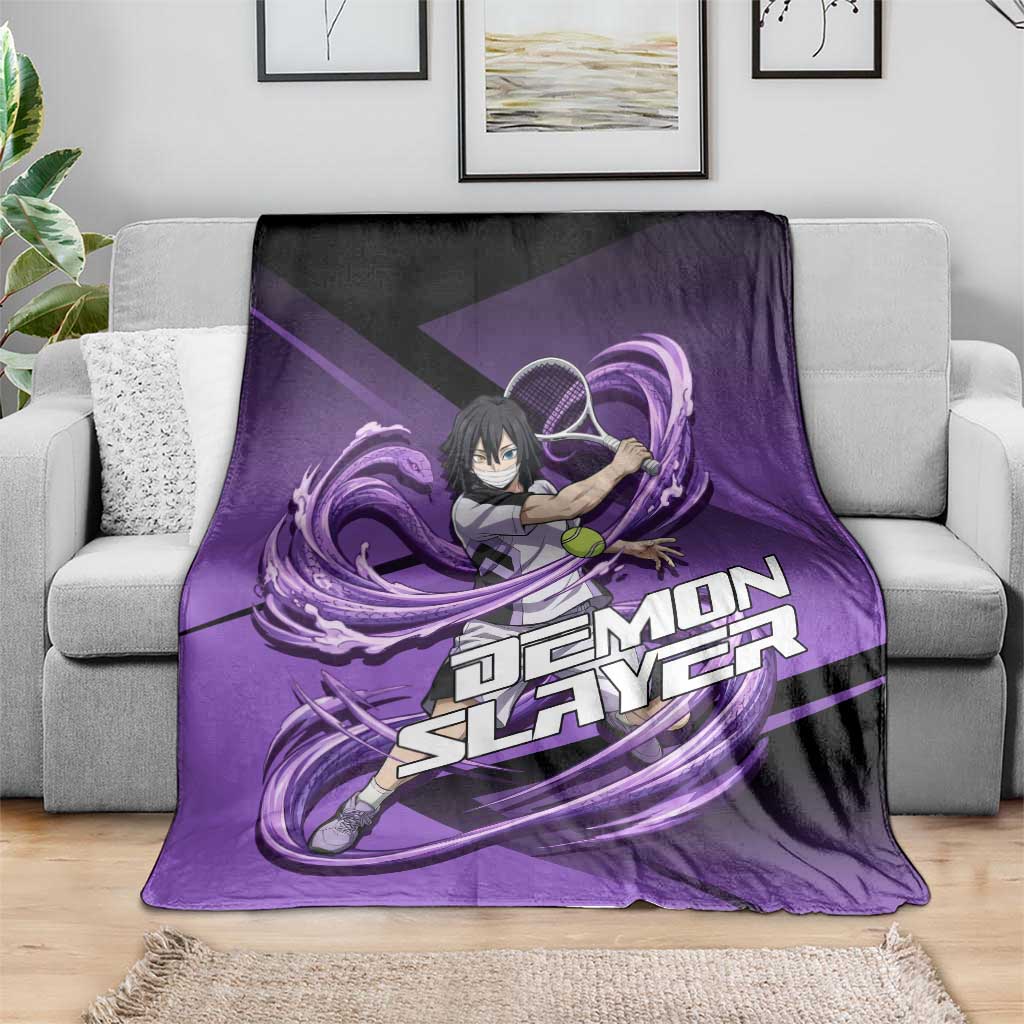 Obanai Iguro Serpent Strike Blanket Sporty Anime Mashup Style
