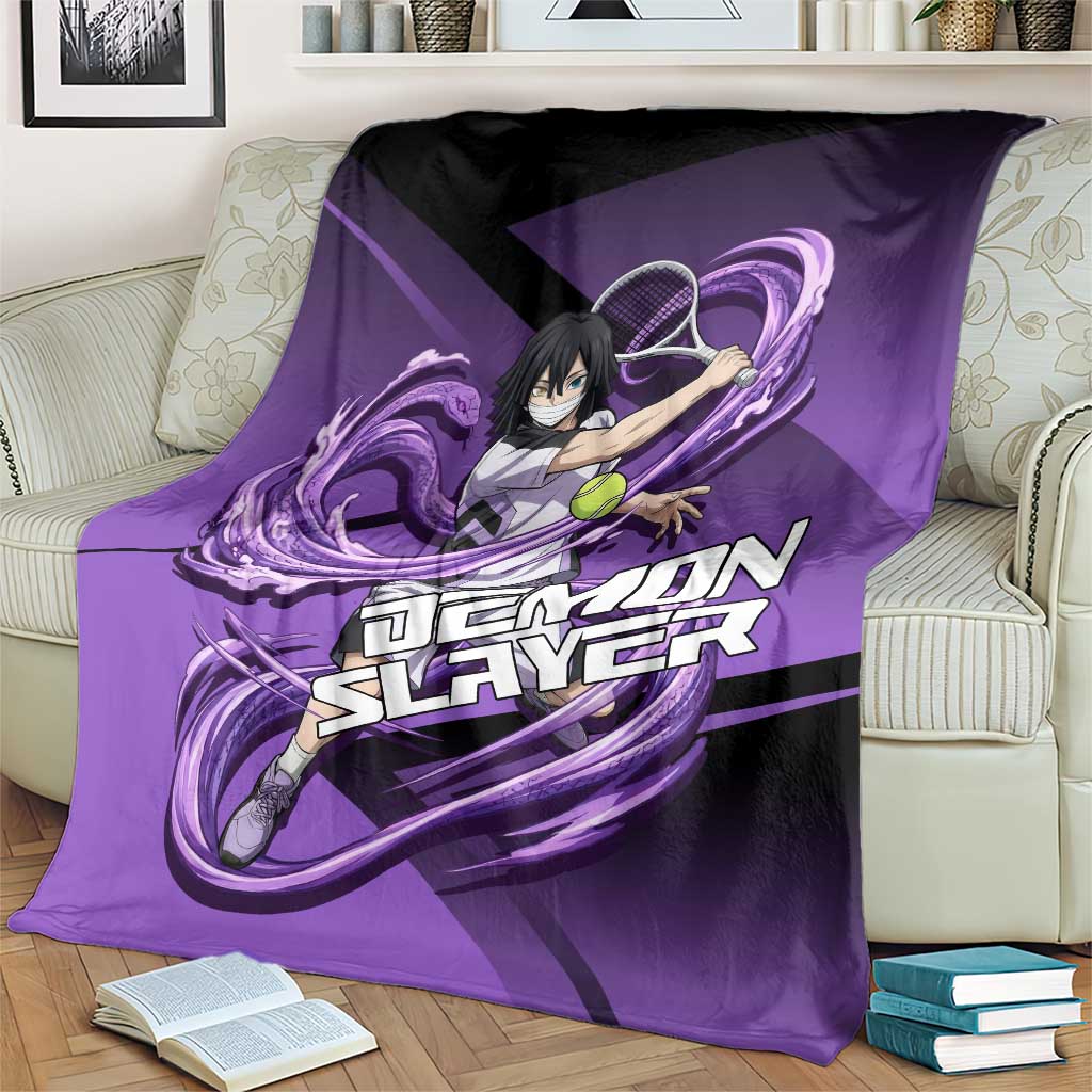 Obanai Iguro Serpent Strike Blanket Sporty Anime Mashup Style