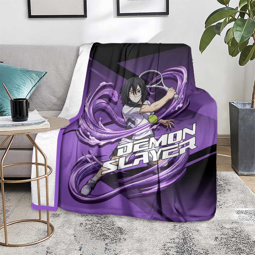 Obanai Iguro Serpent Strike Blanket Sporty Anime Mashup Style
