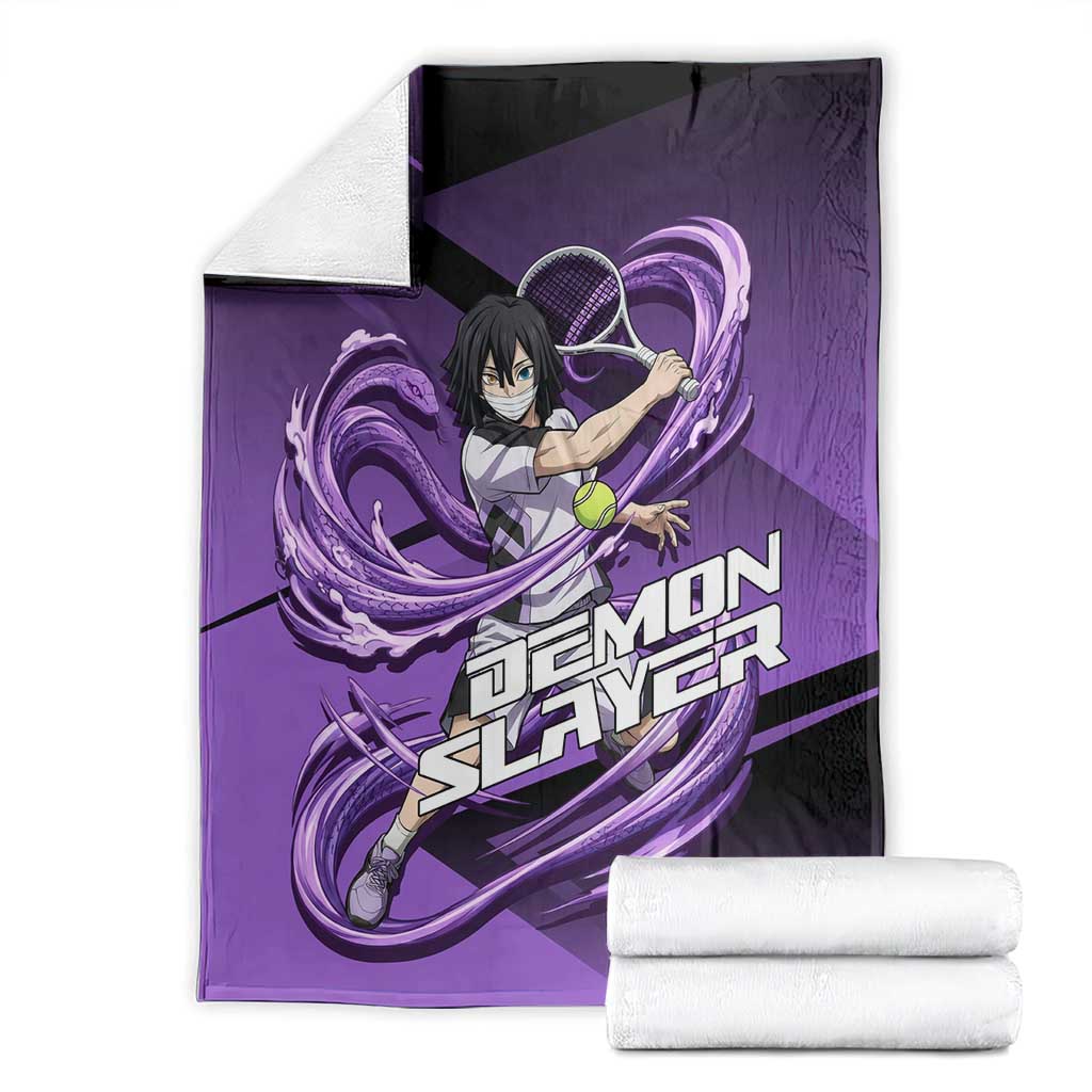 Obanai Iguro Serpent Strike Blanket Sporty Anime Mashup Style
