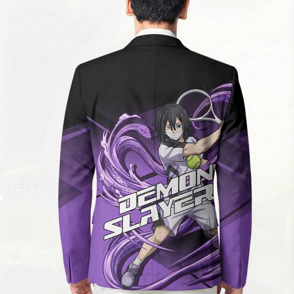 Obanai Iguro Serpent Strike Blazer Sporty Anime Mashup Style