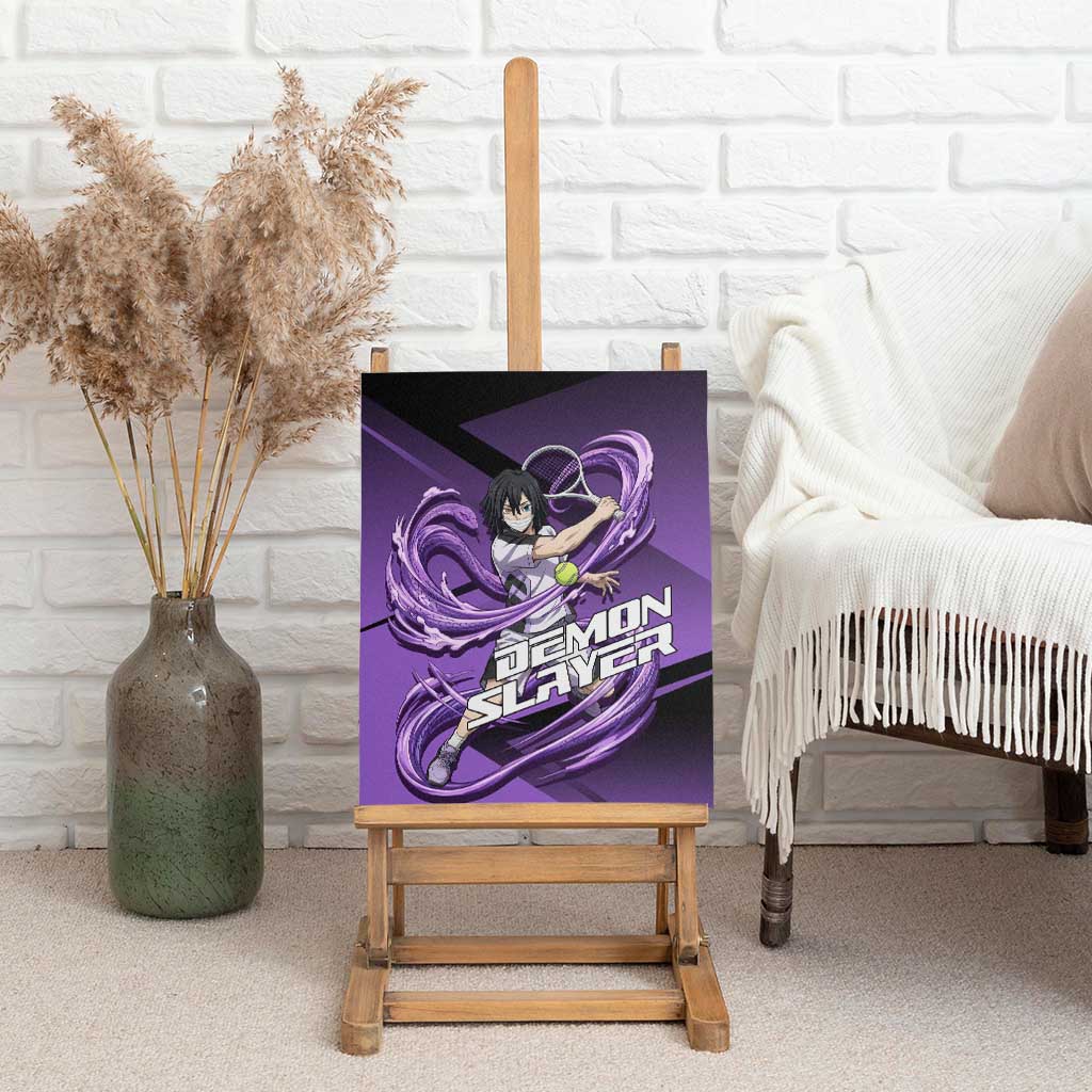 Obanai Iguro Serpent Strike Canvas Wall Art Sporty Anime Mashup Style
