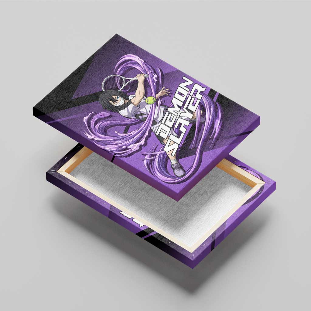 Obanai Iguro Serpent Strike Canvas Wall Art Sporty Anime Mashup Style