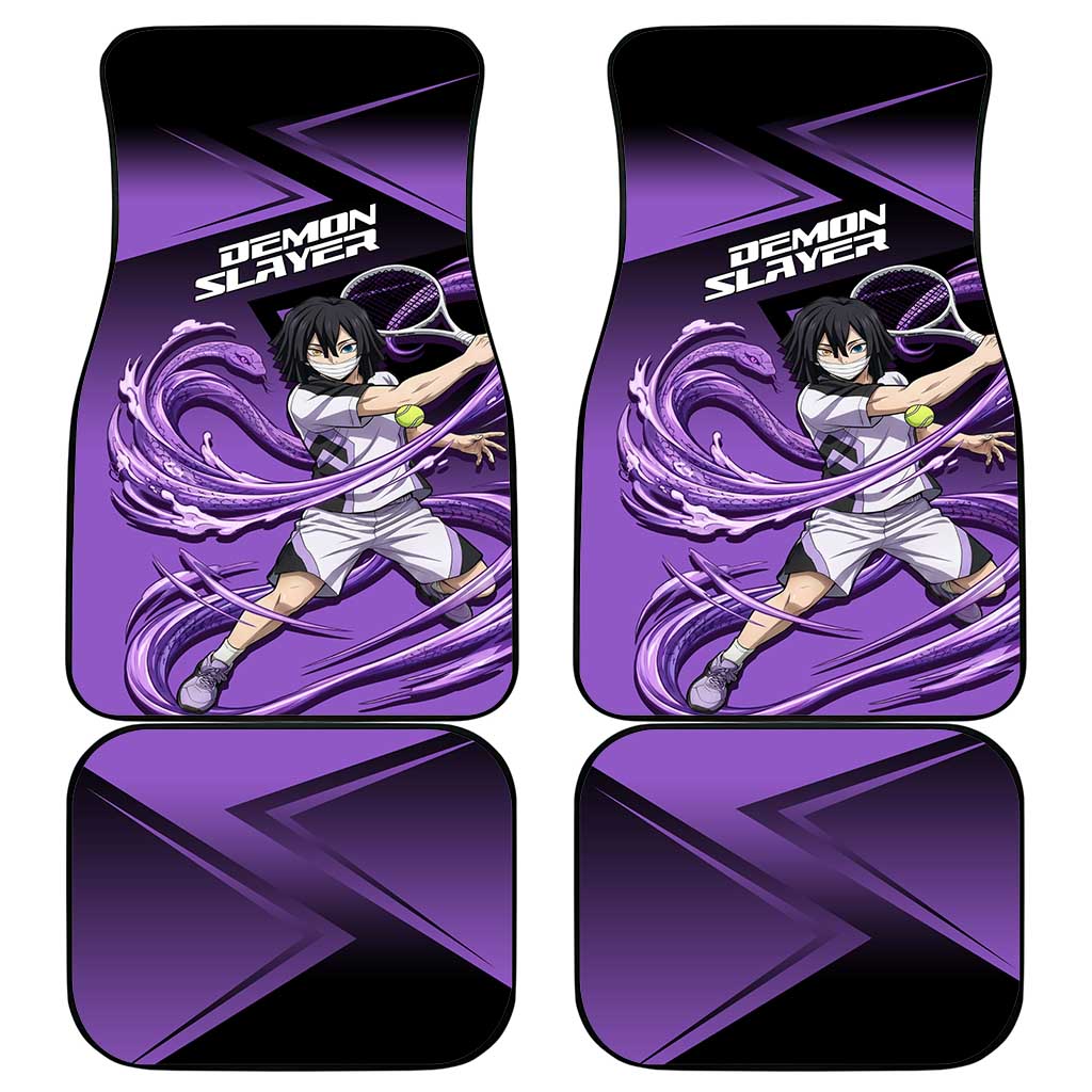 Obanai Iguro Serpent Strike Car Mats Sporty Anime Mashup Style