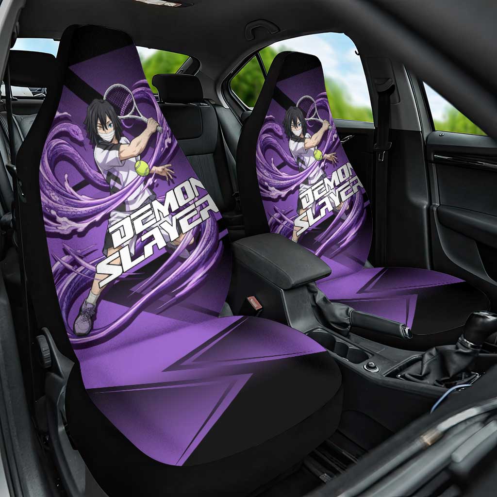 Obanai Iguro Serpent Strike Car Seat Cover Sporty Anime Mashup Style
