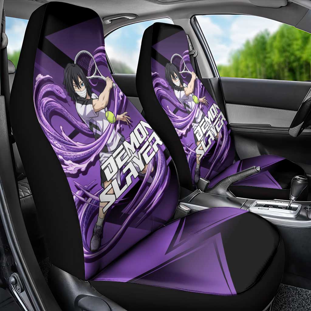 Obanai Iguro Serpent Strike Car Seat Cover Sporty Anime Mashup Style