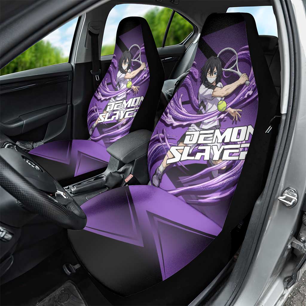 Obanai Iguro Serpent Strike Car Seat Cover Sporty Anime Mashup Style