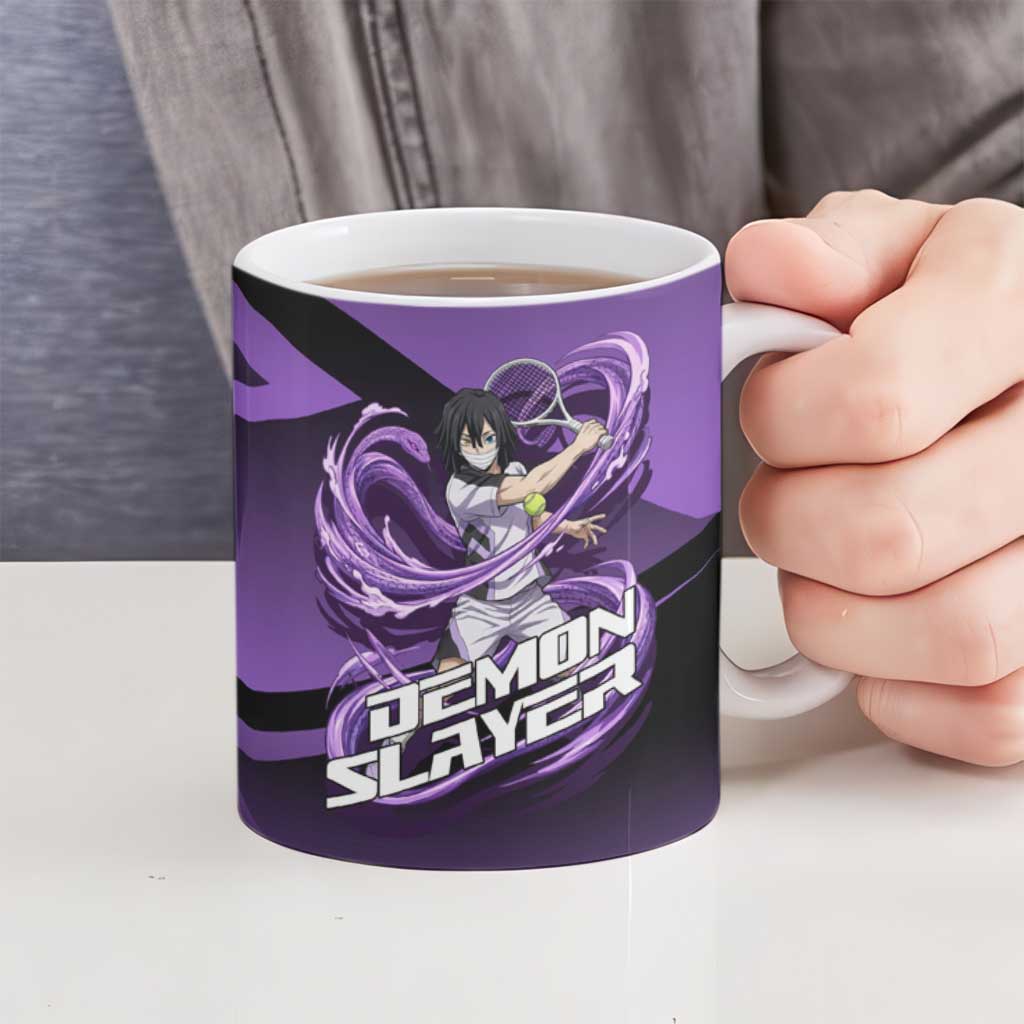 Obanai Iguro Serpent Strike Ceramic Mug Sporty Anime Mashup Style