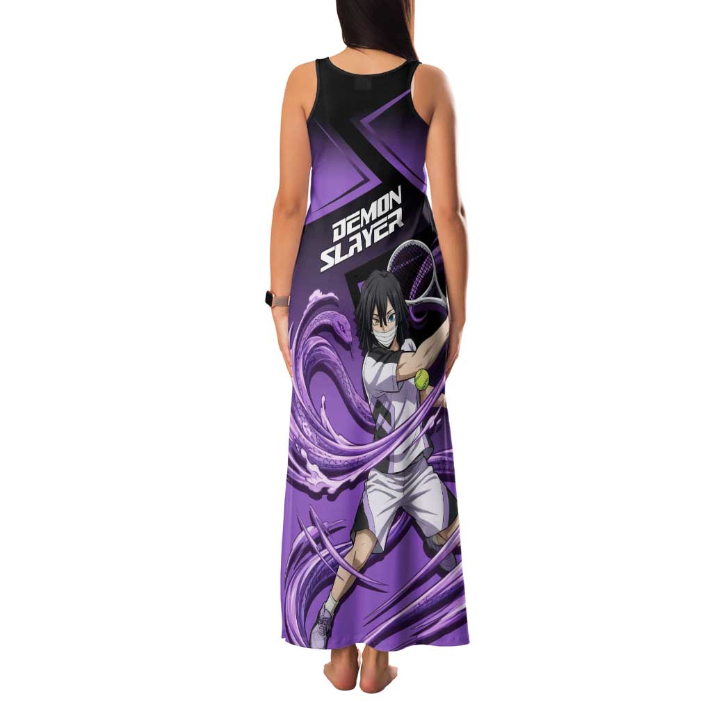 Obanai Iguro Serpent Strike Family Matching Tank Maxi Dress and Hawaiian Shirt Sporty Anime Mashup Style