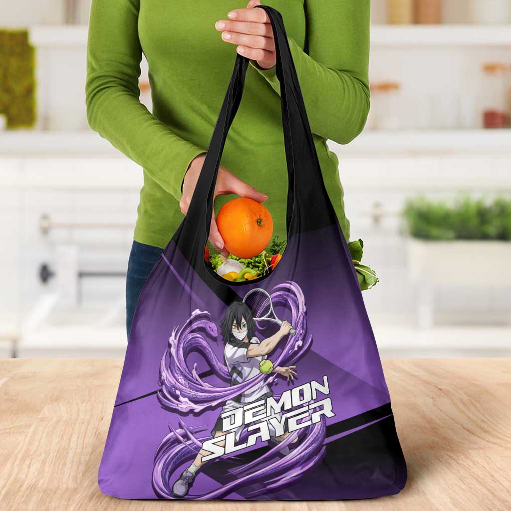 Obanai Iguro Serpent Strike Grocery Bag Sporty Anime Mashup Style