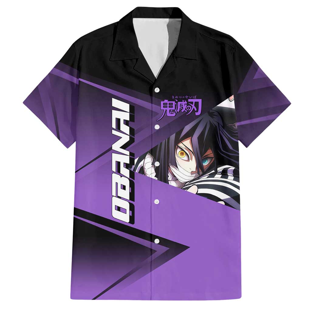 Obanai Iguro Serpent Strike Hawaiian Shirt Sporty Anime Mashup Style