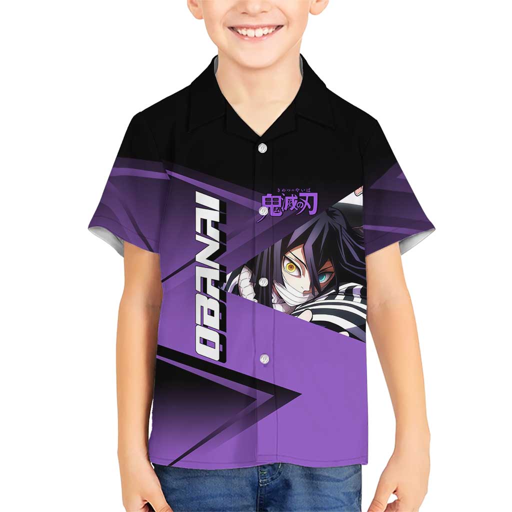 Obanai Iguro Serpent Strike Hawaiian Shirt Sporty Anime Mashup Style