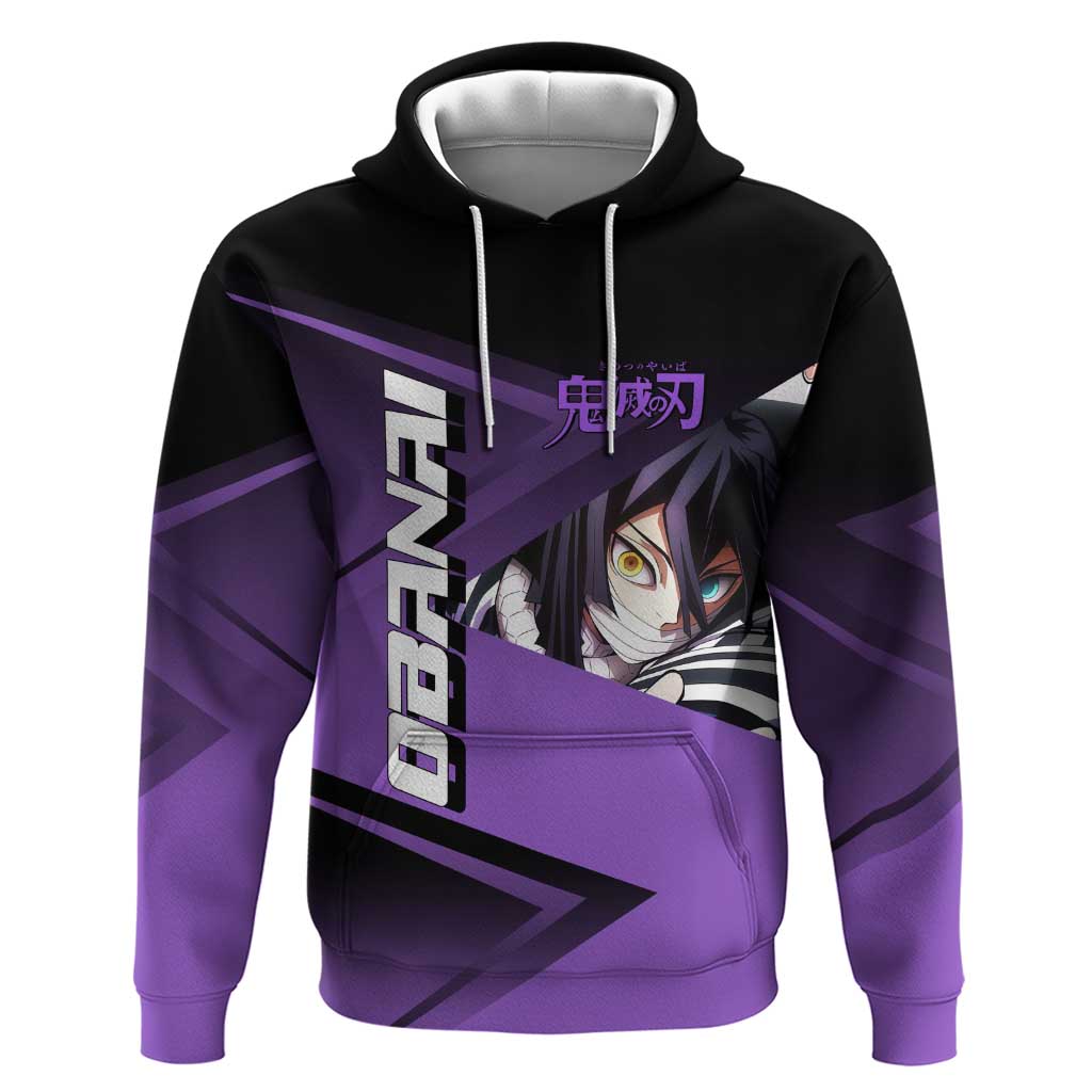 Obanai Iguro Serpent Strike Hoodie Sporty Anime Mashup Style