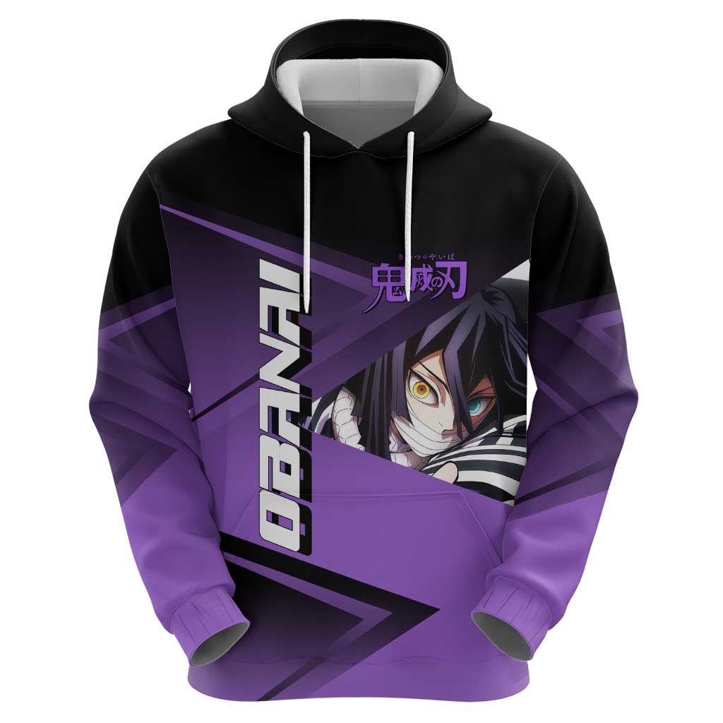 Obanai Iguro Serpent Strike Hoodie Sporty Anime Mashup Style