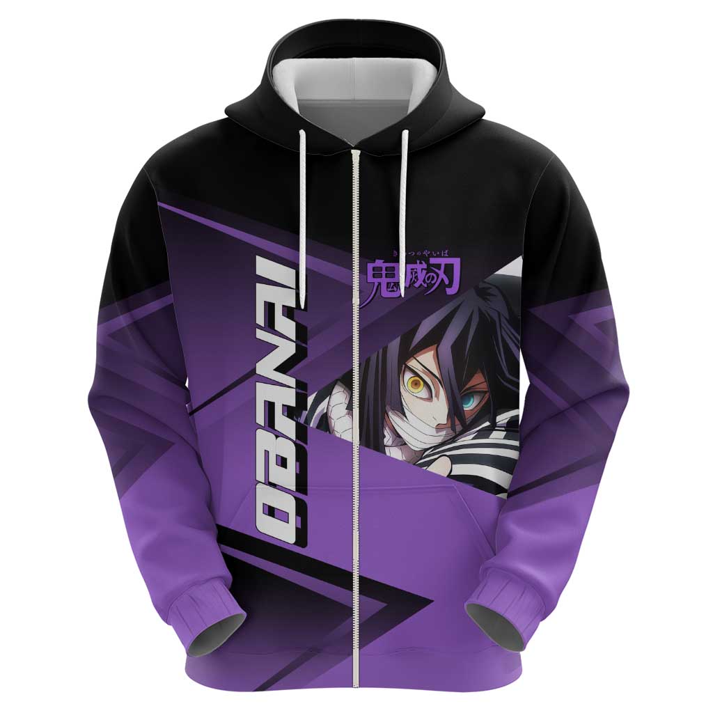 Obanai Iguro Serpent Strike Hoodie Sporty Anime Mashup Style