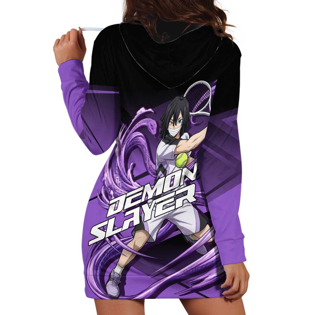 Obanai Iguro Serpent Strike Hoodie Dress Sporty Anime Mashup Style