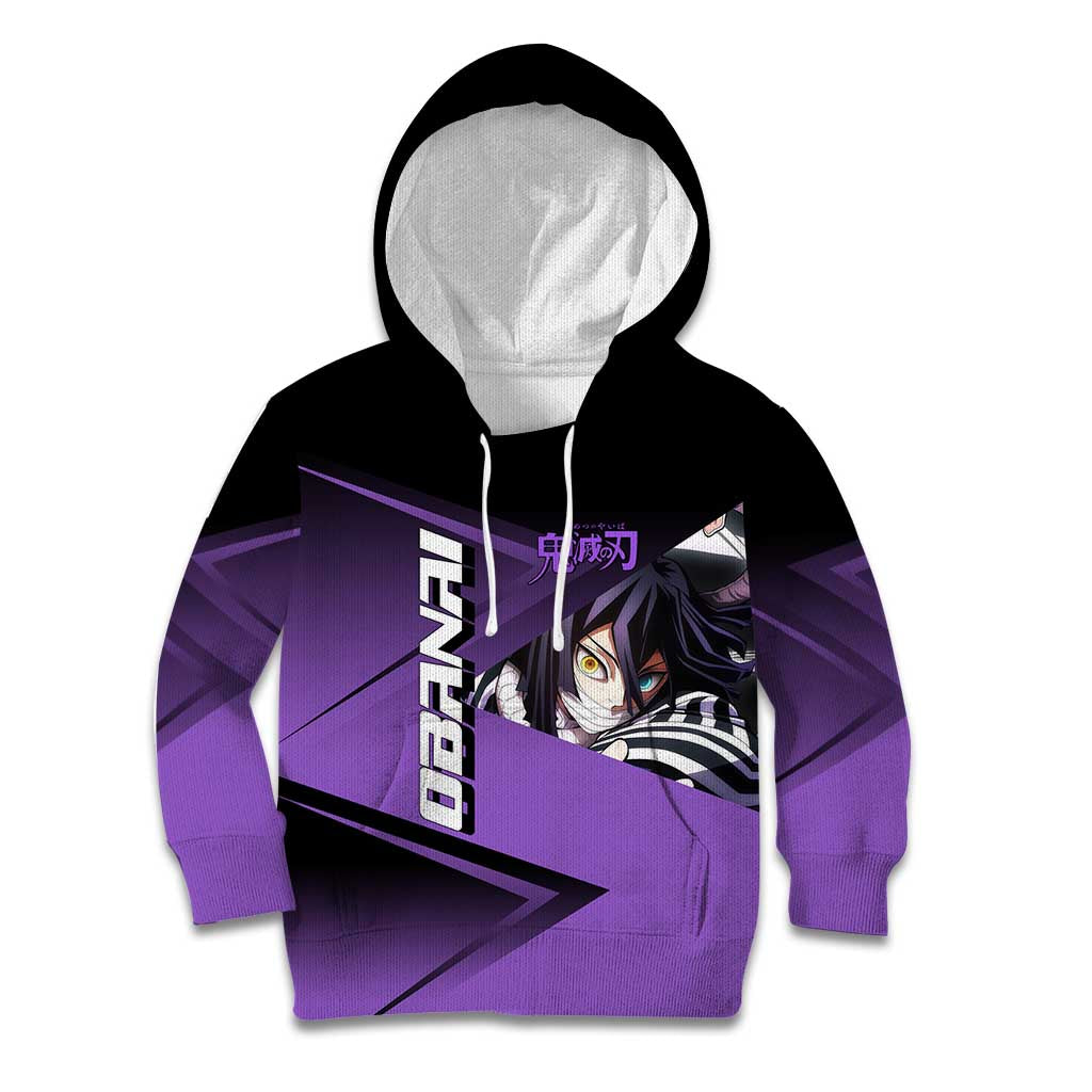 Obanai Iguro Serpent Strike Kid Hoodie Sporty Anime Mashup Style