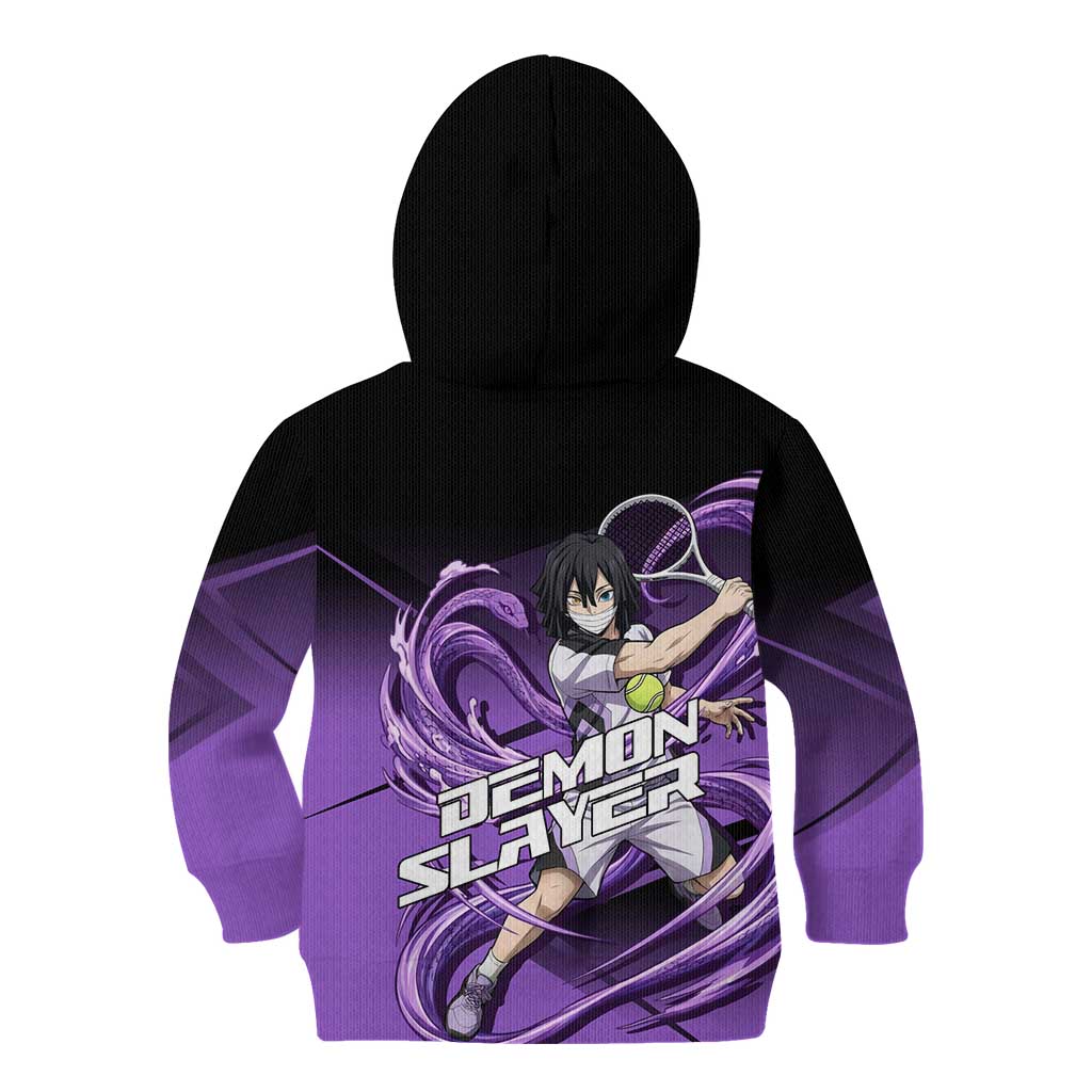 Obanai Iguro Serpent Strike Kid Hoodie Sporty Anime Mashup Style