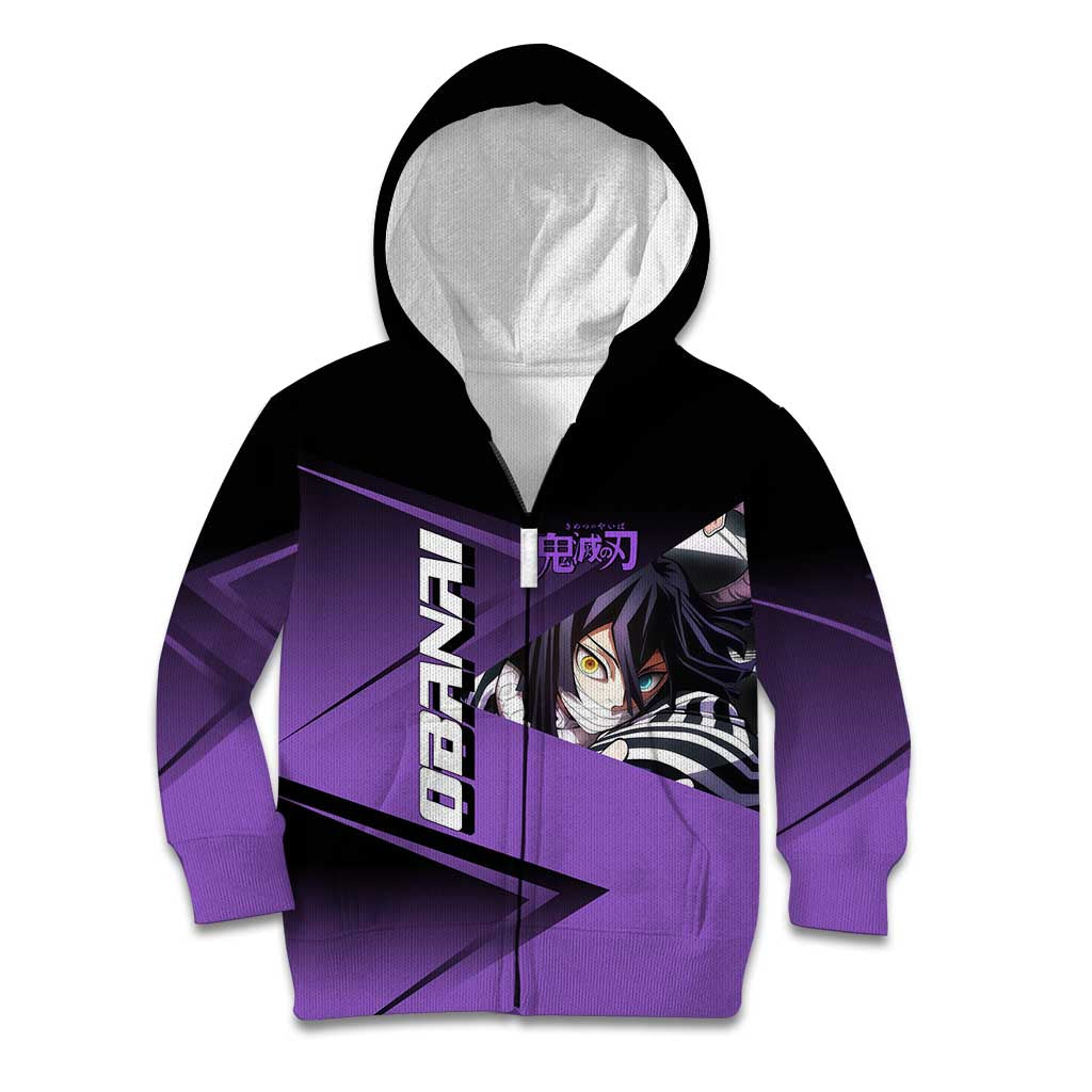 Obanai Iguro Serpent Strike Kid Hoodie Sporty Anime Mashup Style