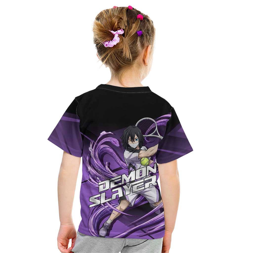 Obanai Iguro Serpent Strike Kid T Shirt Sporty Anime Mashup Style