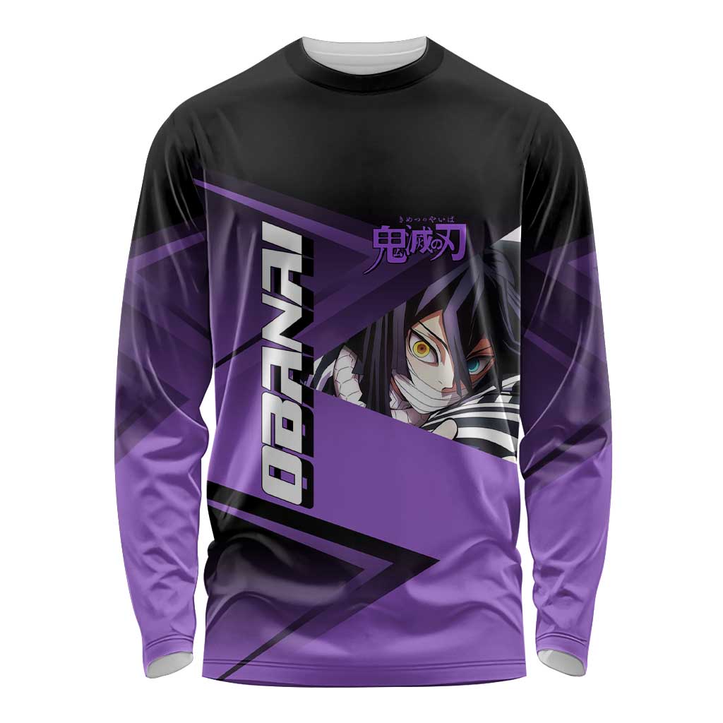 Obanai Iguro Serpent Strike Long Sleeve Shirt Sporty Anime Mashup Style