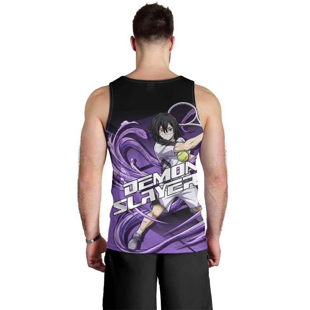 Obanai Iguro Serpent Strike Men Tank Top Sporty Anime Mashup Style