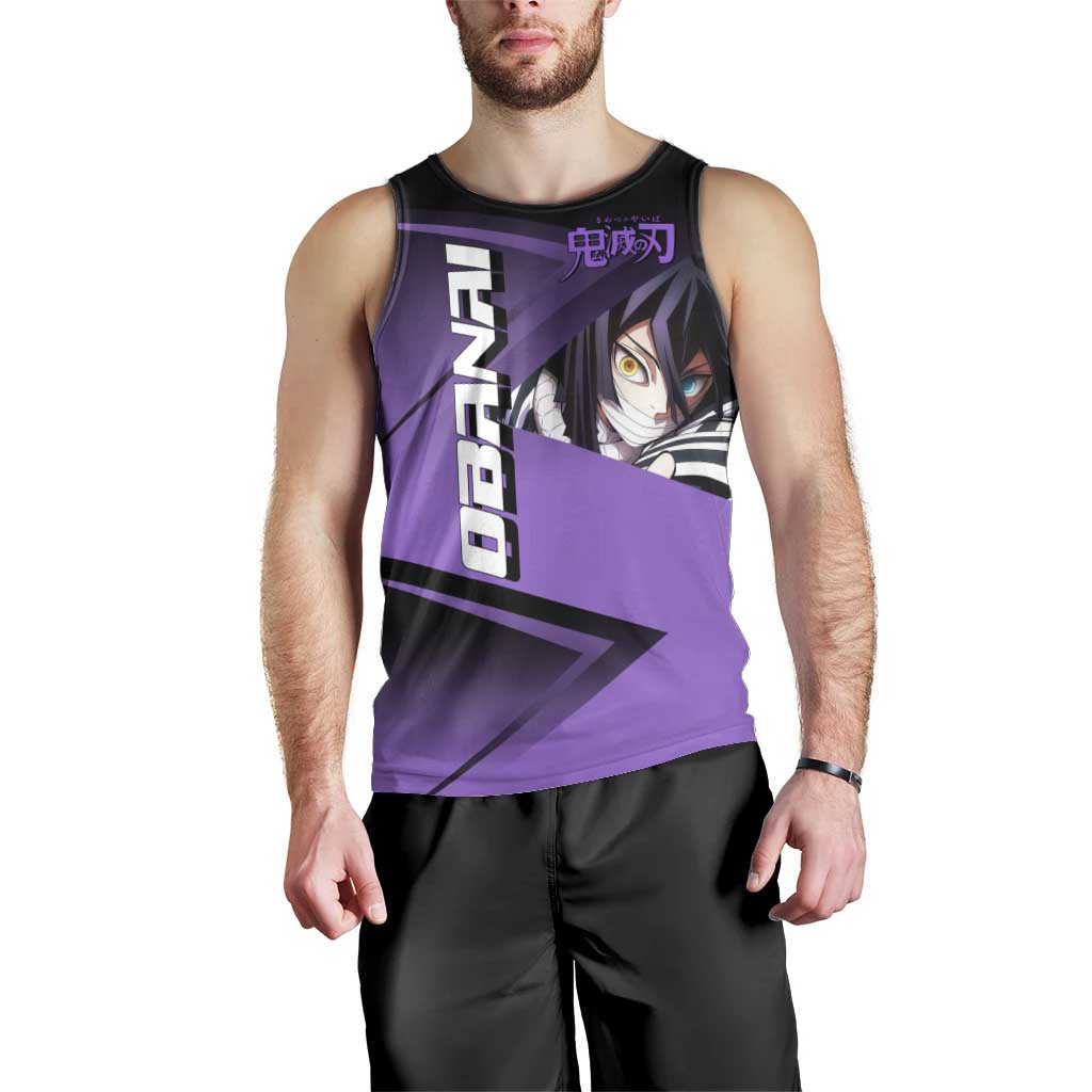 Obanai Iguro Serpent Strike Men Tank Top Sporty Anime Mashup Style